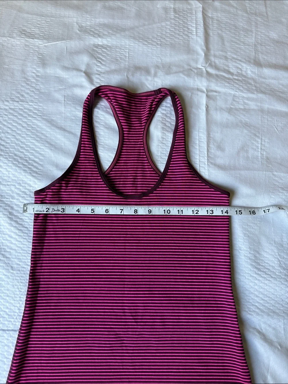 lululemon athletica Purple Striped Racerback Tank